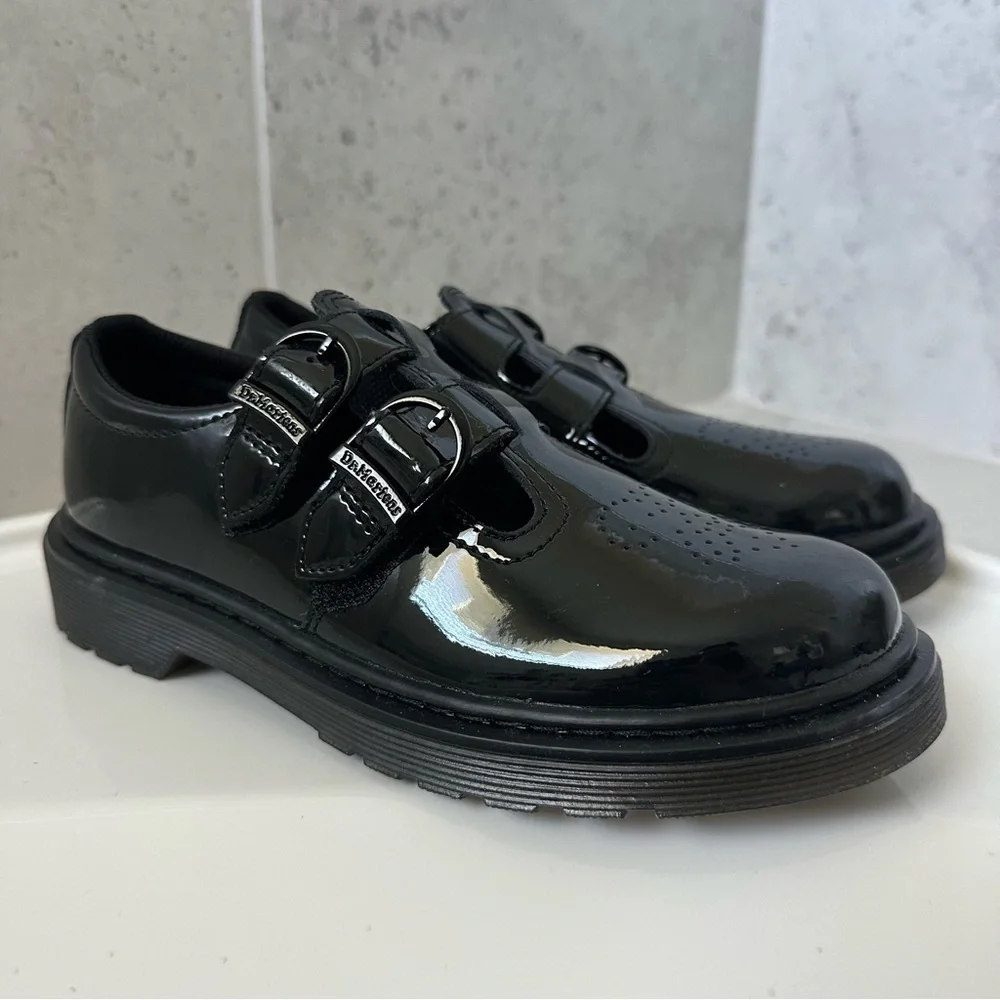 Dr. Martens Kids Black Patent Dress Shoes Size 3